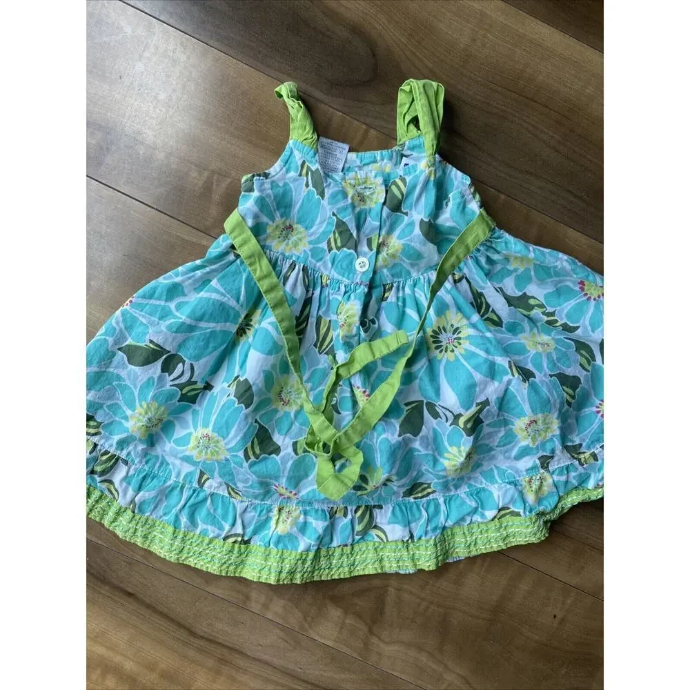 Bluberi Boulevard‎ Toddler Blue Floral Spring Easter Dress 18 Months